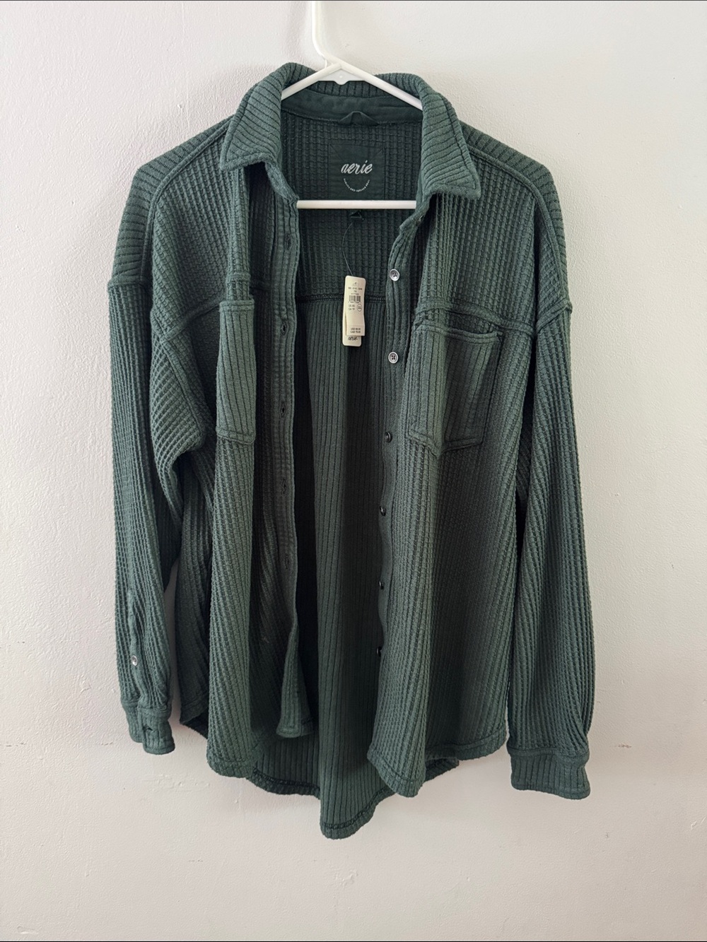 NWT Aerie Green Lumber Jane Jacket Sz XS